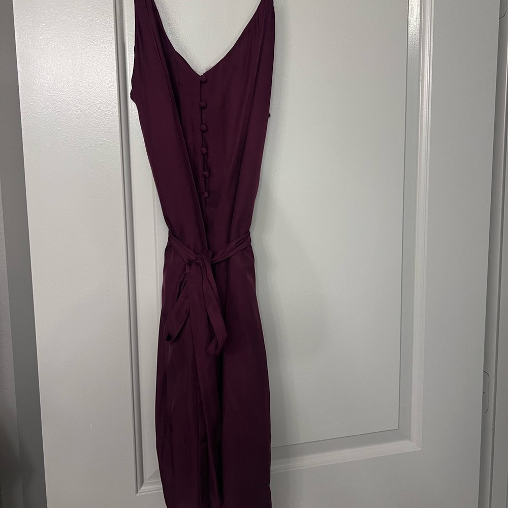 Maroon slip dress